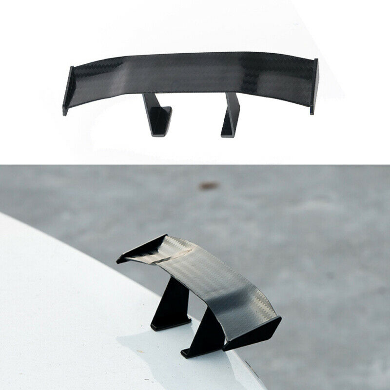1* Universal Mini Spoiler Car Rear Tail Decoration Spoiler Wing Carbon KQZ