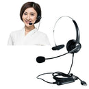 2x Hands-Free Call Center Monaural USB Plug Headset