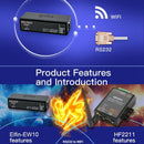 Serial Port Rs232 To Wifi Device Server Module Elfin-Ew10 Support Tcp/Ip Te W1U8