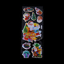 5 pcs Christmas Stickers for Kids Xmas Craft Gift Card-Making Home Decoration JR