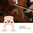 2 Piece 3/4 4/4 Regulated Double Bass Contrabass Bridge Maple Replacement P F5I8