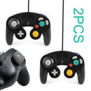 2pcs Black Controller Wired Joystick Game Pad Joypad For Nintendo GameCube NGC