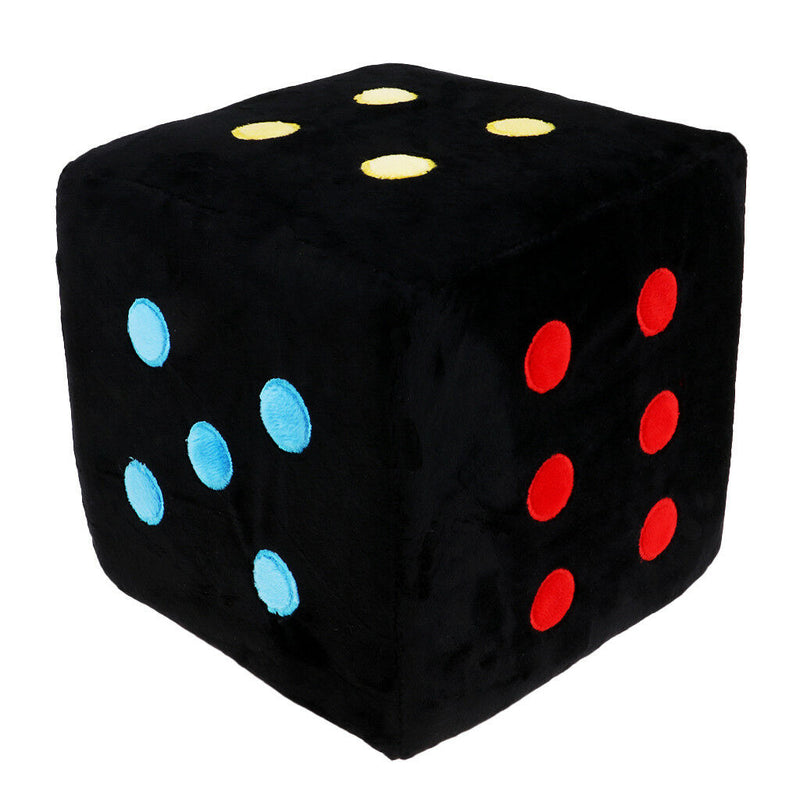 Large Plush Dice Kids Stuffed Toys Cubic Pillow Cushion for Children D