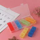 1Pc 21 Grids Pill Box Jewelry Case Organizer Container Storage Box Medicine  OZ