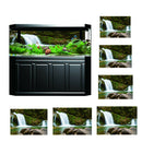 Aquarium Background Backdrop Fish Tank Reptile Vivarium Waterfall 61x30cm