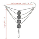 Lady Bohemian Crystal Bracelets for Women Multi-layer Finger Charm Accessory