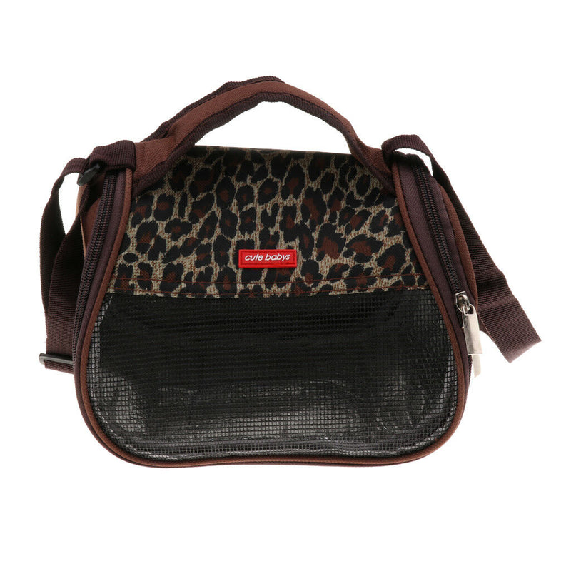 Pet Small Animal Carrier Travel Tote Bag Hamster Rat Coffee A