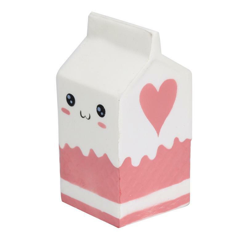 12CM*5.5CM Cute Soft Squishy Pink Yogurt Bottle Super Slow Rising for Kids Toys