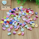 100x DIY Craft Kids Clothing Sew Accessories Footprint Shape Buttons Plastic