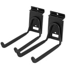 Double Hooks, Heavy Duty Garage Storage Utility Tool Holder Bike Hanger Org