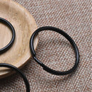 50x Steel Keyring Split Key Rings 25mm Nickel Hoop Ring Nickel Plated Steel Loop