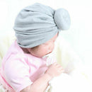 1 PC Fashion Donut Baby Hat Newborn Elastic Cotton Baby Beanie Cap Multicol