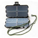 Fishing Lure Bait Tackle Waterproof Storage Box Bag Case With 9 Compartments New