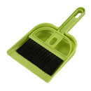 Plastic Computer Keyboard PC Cleaning Brush Dustpan Set Green Black