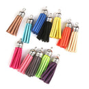 12 Pieces Colorful Velvet Tassel Charms Pendants For Bags Necklace Earrings