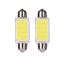 2pcs 41mm COB SMD LED 12V Car Reading Bulb Map Light (white light)