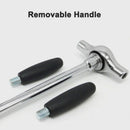 T-Type Ratchet Wrench Multi-Function Wrench Car Key Motorcycle Repair Tool