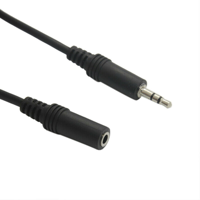 3.5mm Male to Female Extension Cable Headset Audio  Jack Extender-Adapter CordFF