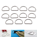 10Pcs Metal 25Mm D Ring Purse Buckles For Clothes Bag Case Strap Web Belt ME