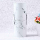 Travel PU Marbling Makeup Brushes Pen Holder Storage Cosmetic Case Box(L) A