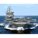 Painting By Numbers Kit DIY Naval Vessels Canvas Oil Art Picture Home Decor