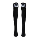 1 Pair Thigh High Socks Over Knee Girls Football Socks (Black) L8H3