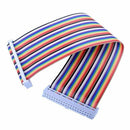 For RPi GPIO Breakout Expansion Board + 20cm FC40 40pin Flat Rainbow Ribbon A6K1