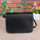 women messenger bags crossbody bags ladies shoulder purse(Black) A