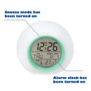 Kids Alarm Clock - Wake Up Light Digital Clock With 7 Colors Changing, Pres N1T1
