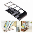 5X(TV DVD Remote Control Holder Stand Rack Storage Organiser Shelfs (Black)T5M2)