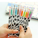 10 Pcs Cute Milky Gel Pens Ballpoint Pen Set Study Stationery Student Kids Gift
