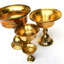 Handmade Ghee Lamp Holder Buddhism Oil Lamp Candle Holder Decor Dia 56mm