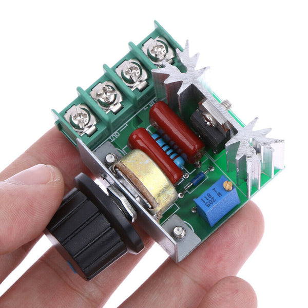 2000W SCR Electronic Voltage Regulator Speed Controller Dimmer Thermostat A#S