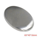 Oval Stainless Steel Soap Kitchen Bar Eliminating Odor Remover Magic Soap