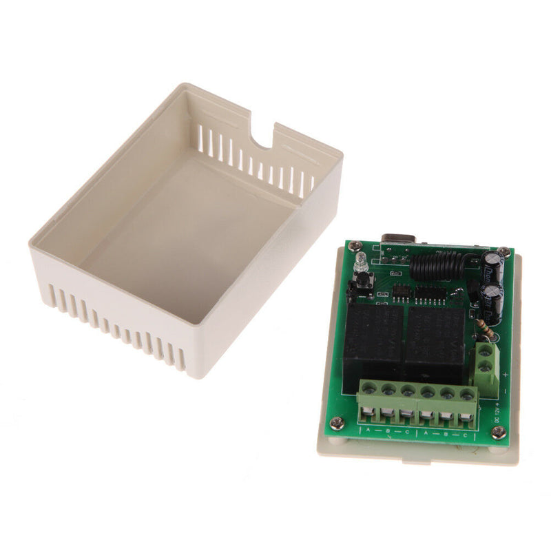 2CH 433MHz Learning Code Receiver with Digital Wireless Remote Control RC Switch