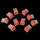 10Pcs PCT-104 wire connector for junction box 4 pin conductor terminal block OZ