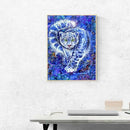 5D DIY Full Drill Diamond Painting Blue Tiger Cross Stitch Embroidery Kits