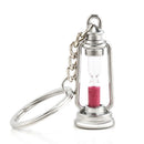 Funny Metal Hourglass Key Chain Key Ring Couples Trinket Keychains Keyfob NEW