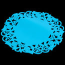 lace coasters silicone pad Sweet retro translucent
