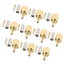 (Pack of 10)SMA Male Straight Crimp Connector Adapter(SMA-J-1.5) for RG174 RG178