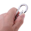 Stainless Steel Safety Carabiner Spring Screwgate for Camping Hammock 6x60mm