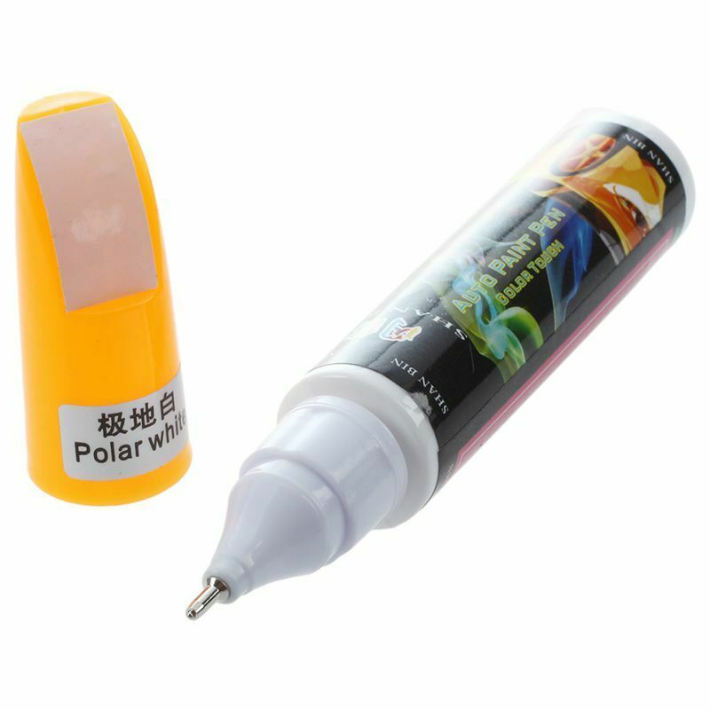 SHANBINCar Scratch Repair Pen Paint for Retouching Polar white 12ml