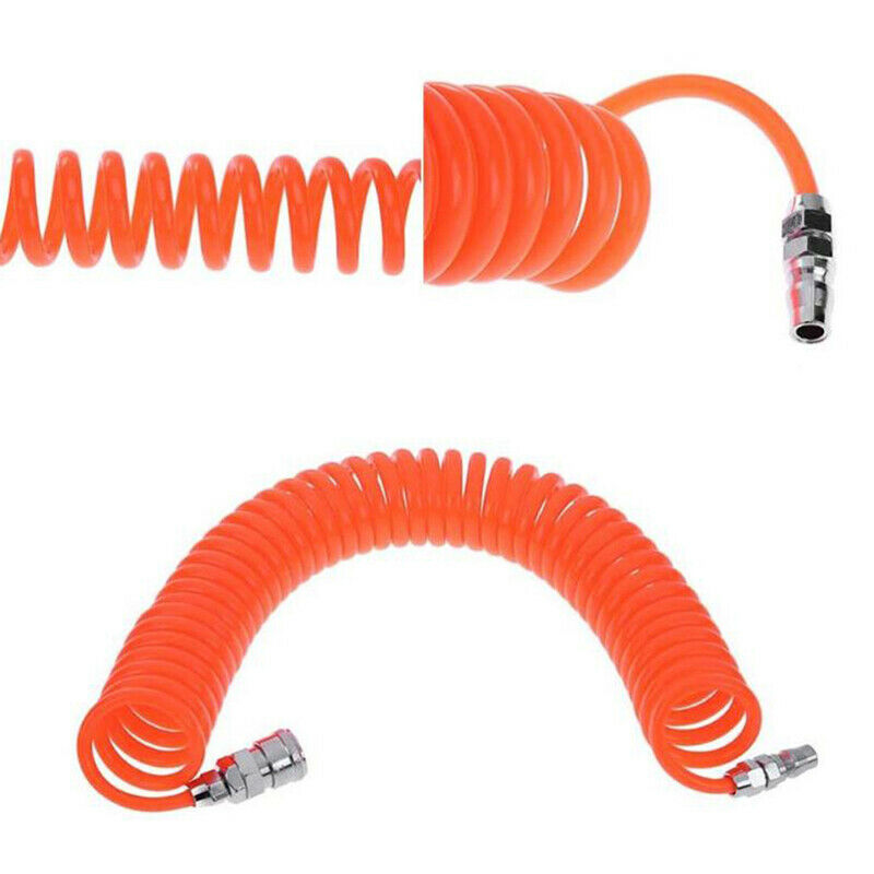 9m Polyurethane PU Air Compressor Hose Tube Pneumatic Hose Spring Air Pipe T Gw