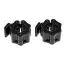 1 Pair Dumbbell Clamps Collars Barbell Lock Clip for Gym Fitness 28mm Black