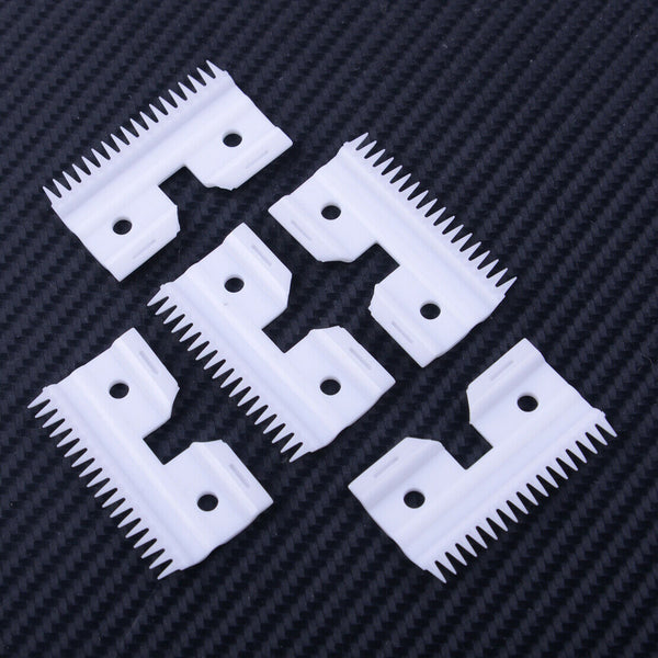 5pcs 18 Teeth Ceramic Clipper Blade Stagger Taper fit for A5 Series Pet Clipper