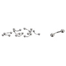 Stainless Steel Body Piercing Jewelry Eyebrow Tongue Bar Labret Lip Nose Ring Gw