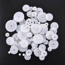 Set of 58 Plastic Gears Worm Kids Toys Car Models Robot RC Part Accessories