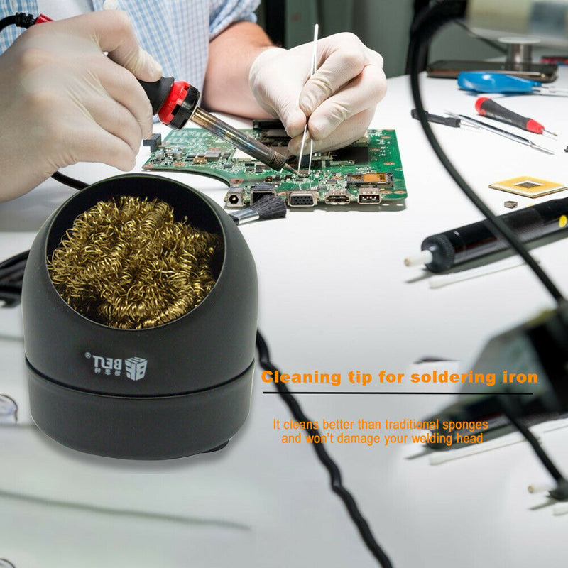 Welding Desoldering Solder Iron Tip Cleaning Ball Cleaner Steel Wire Ball