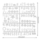 Letter Board Numbers Exchangeable Felt Alphabet Symbols Retro Color White