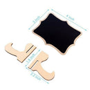 Mini Chalkboard Sign,20 Pack Small Chalkboards Blackboard for Weddings, Bir